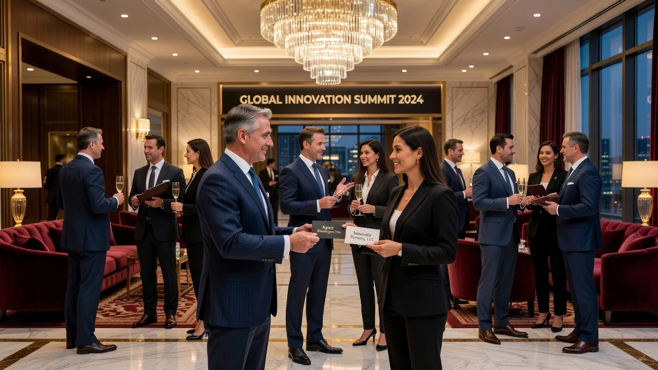 Business networking event